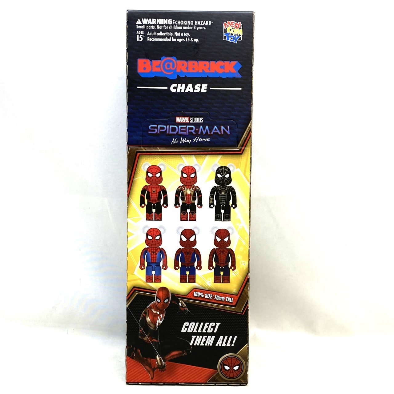 メディコム・トイ BE@RBRICK CHASE Spider-Man: No Way Home ボックス