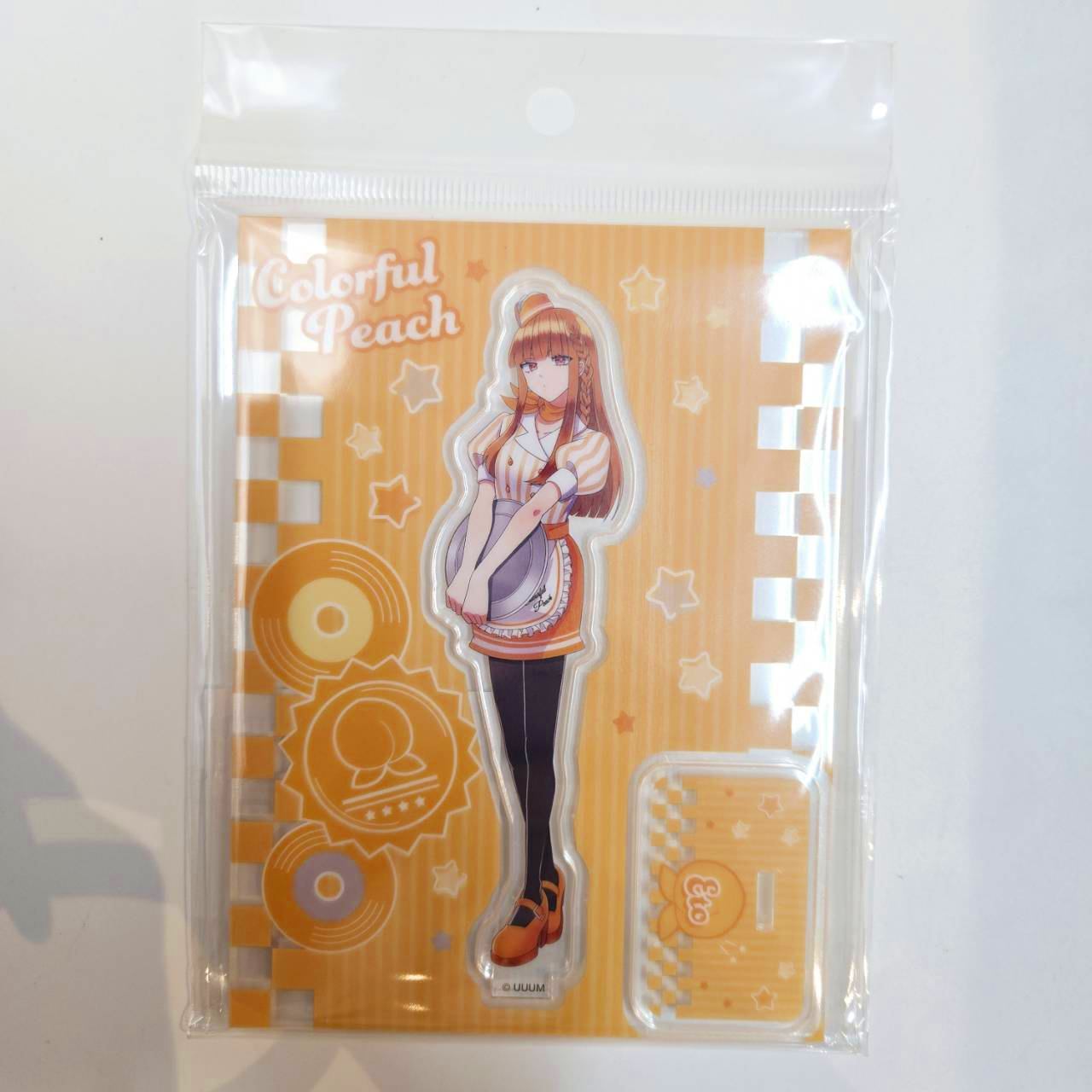 Colorful Peach Acrylic Stand Diner Eto