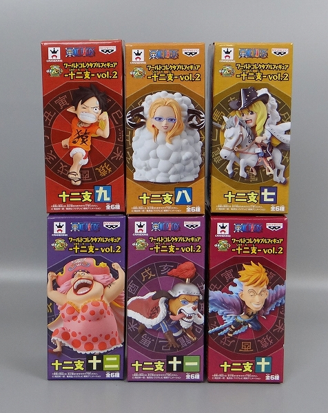 ワンピース ワールドコレクタブルフィギュア-十二支-vol.2 6種セット