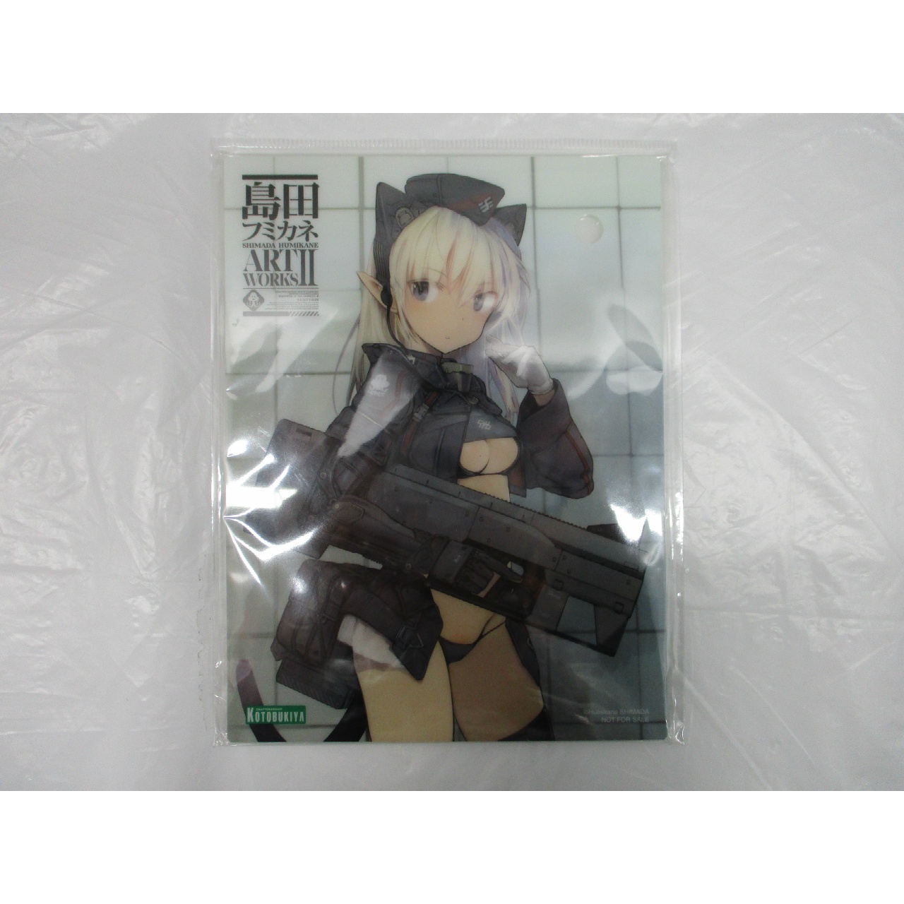 コトブキヤショップ限定特典単品 島田フミカネ ART WORKS FG101 アルシア フライングベース・ネオ対応アクリルプリントプレート