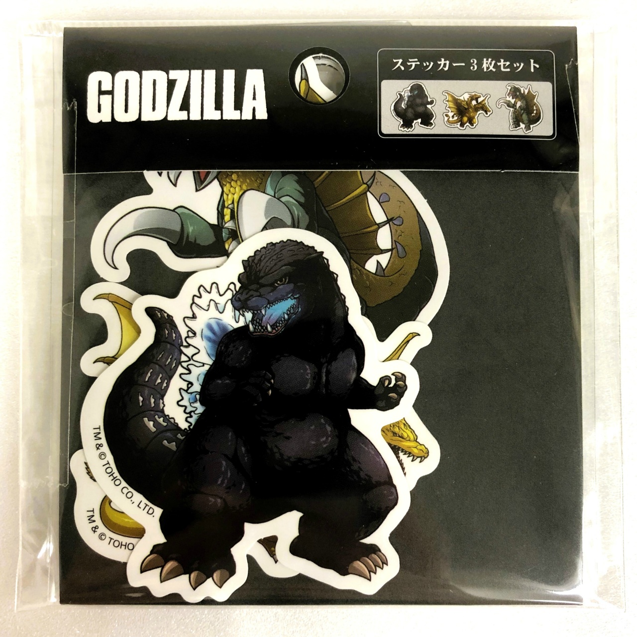 ゴジラステッカーセットBE