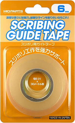 HIQ PARTS スジボリ用ガイドテープ ワイド6ミリ x 30m巻(1個入)