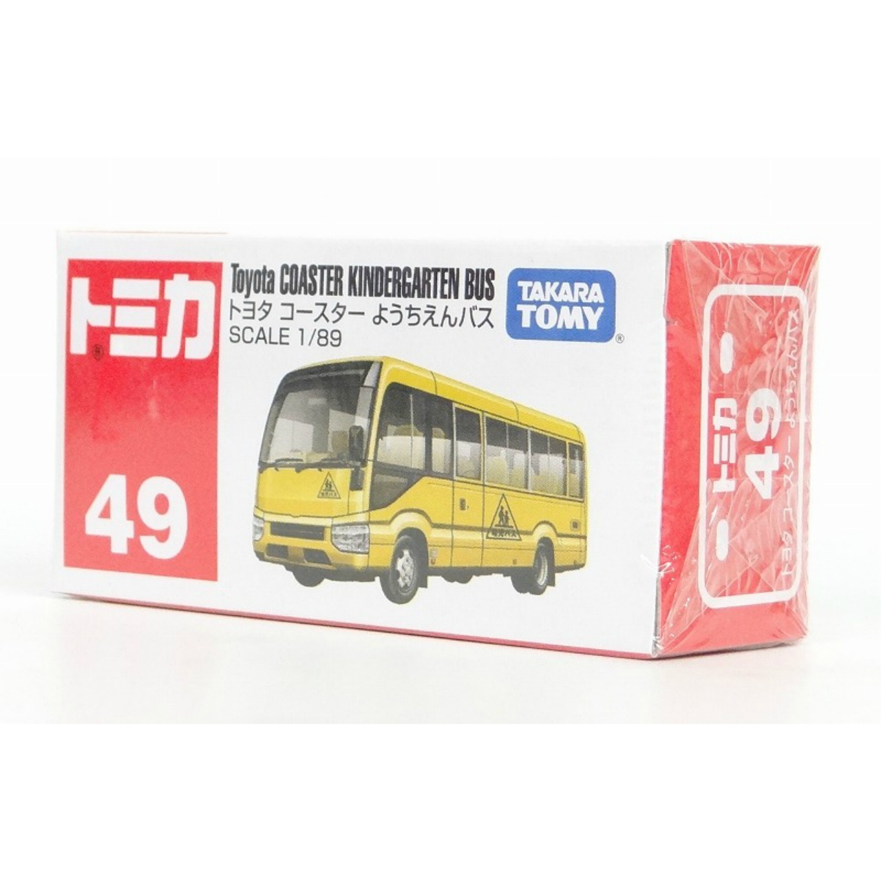 TOMICA Red Box No.49 Toyota Coaster Kindergarten Bus