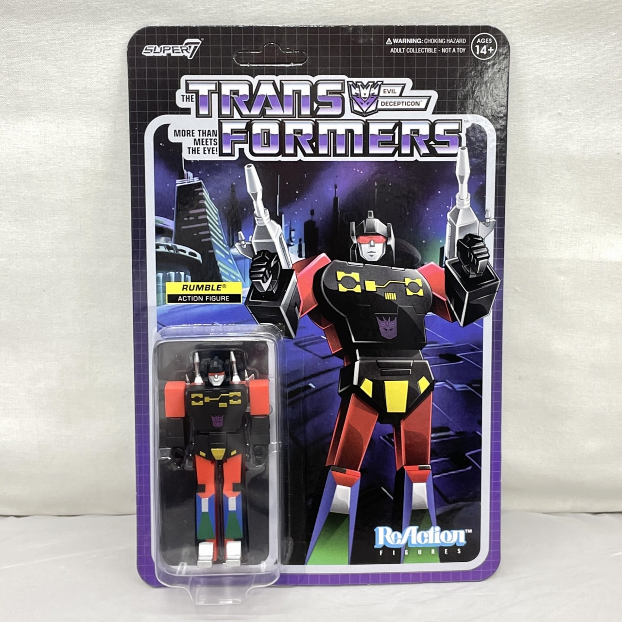 スーパー7 リ・アクション トランスフォーマー ランブル(赤黒)