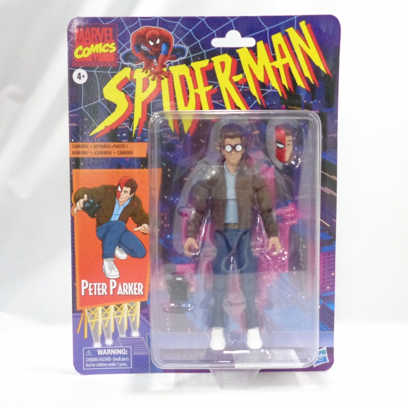 Hasbro Marvel Legends Spider-Man:Retro Collection Peter Parker 6-Inch Action Figure