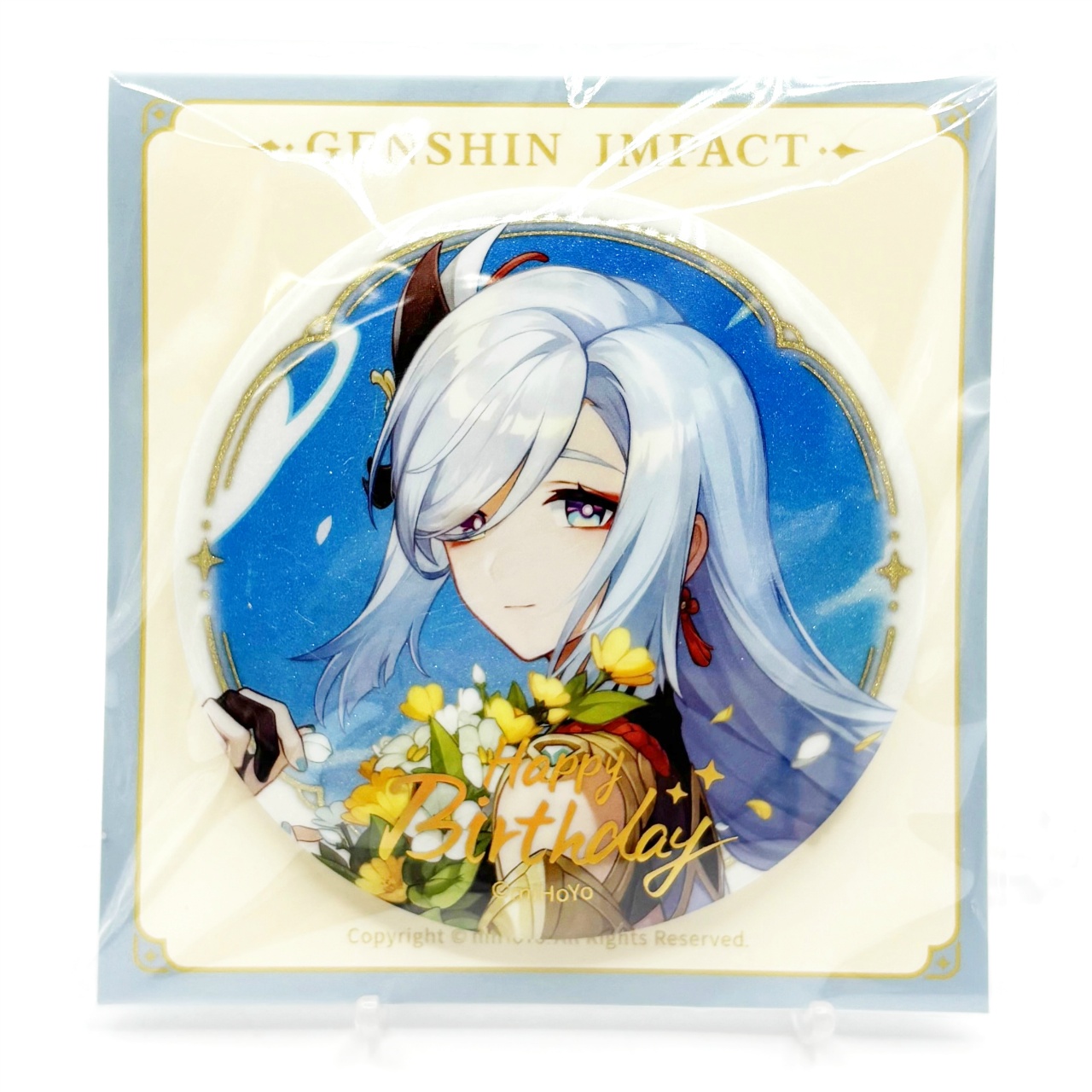 原神「命定の日」 キャラ缶バッジ 申鶴(2023)