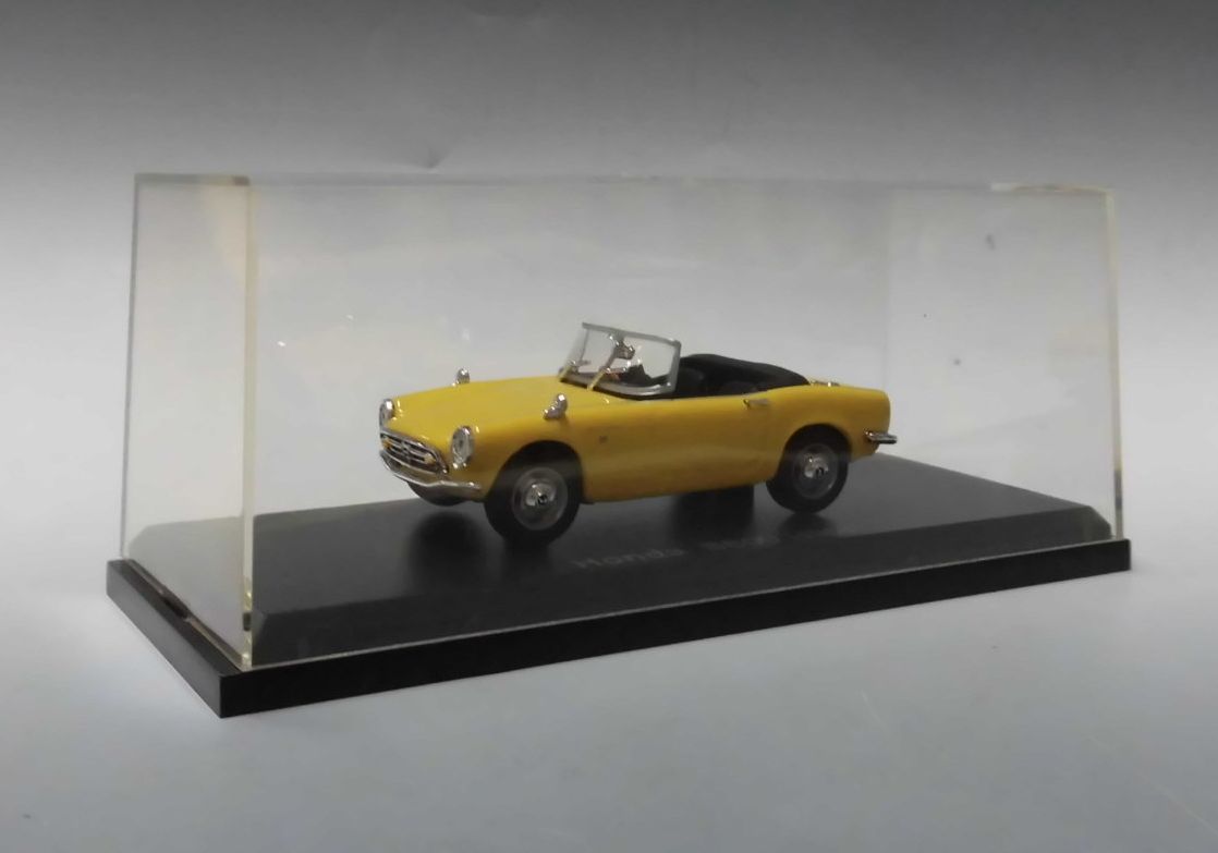 アシェットコレクション 国産名車 1/43 ホンダ S800 1966 (イエロー)