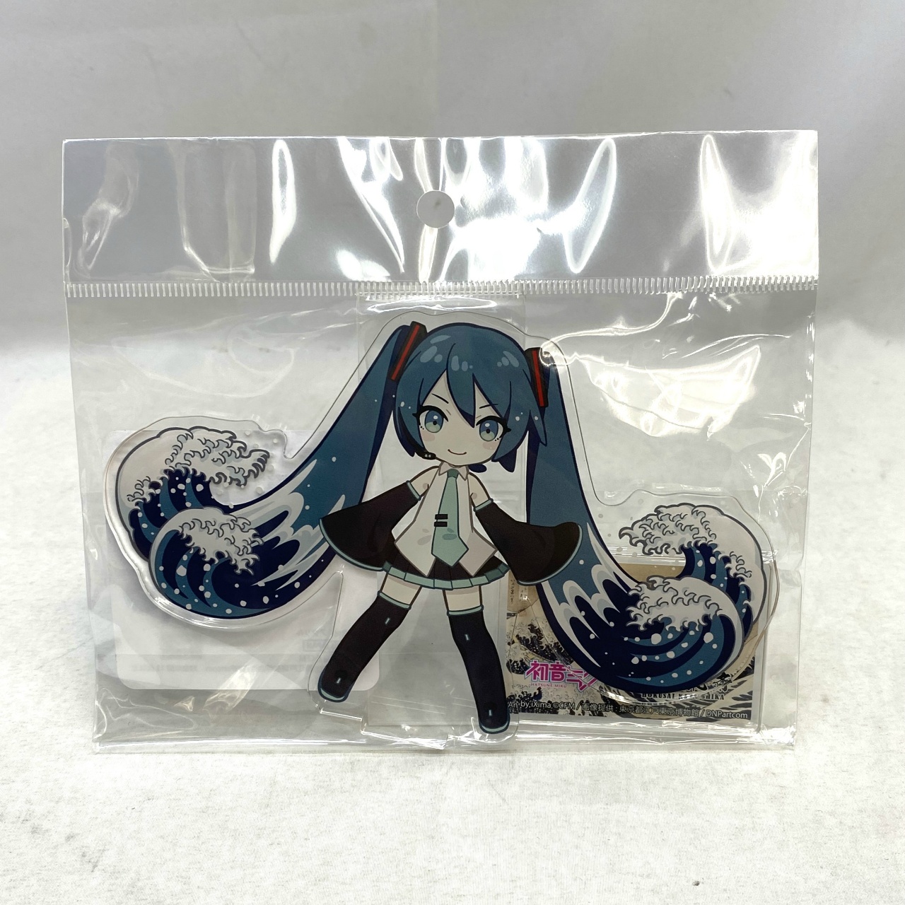 Presence 初音ミク×葛飾北斎 iXima ダイカットアクリルスタンド 神奈川沖波裏 ミニキャラ