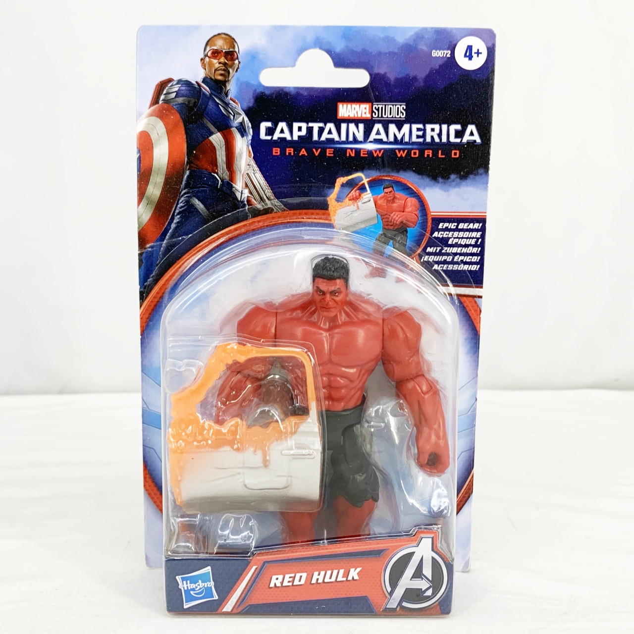 MARVEL マーベル キャプテン・アメリカ:ブレイブ・ニュー・ワールド エピックヒーローシリーズ レッドハルク 4インチアクションフィギュア