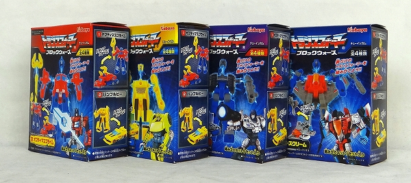 カバヤ トランスフォーマーブロックウォーズ 全4種セット