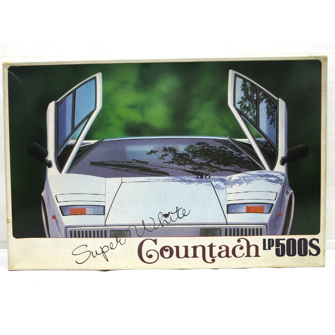 アオシマ 1/20 スーパーホワイトカウンタック LP500S モーターライズキット