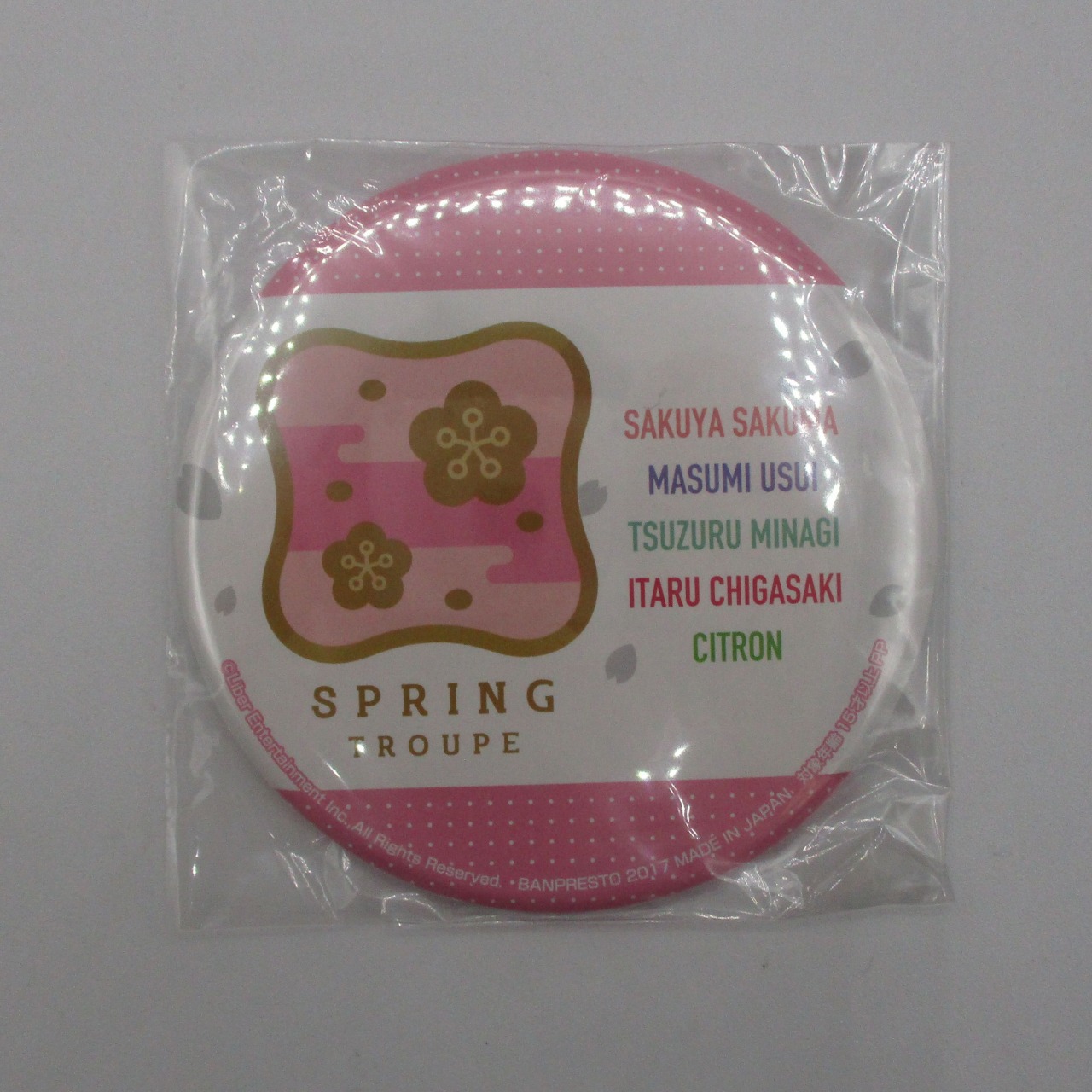 A3! Can Badge SEGA NAMCO Exclusive - Spring Team