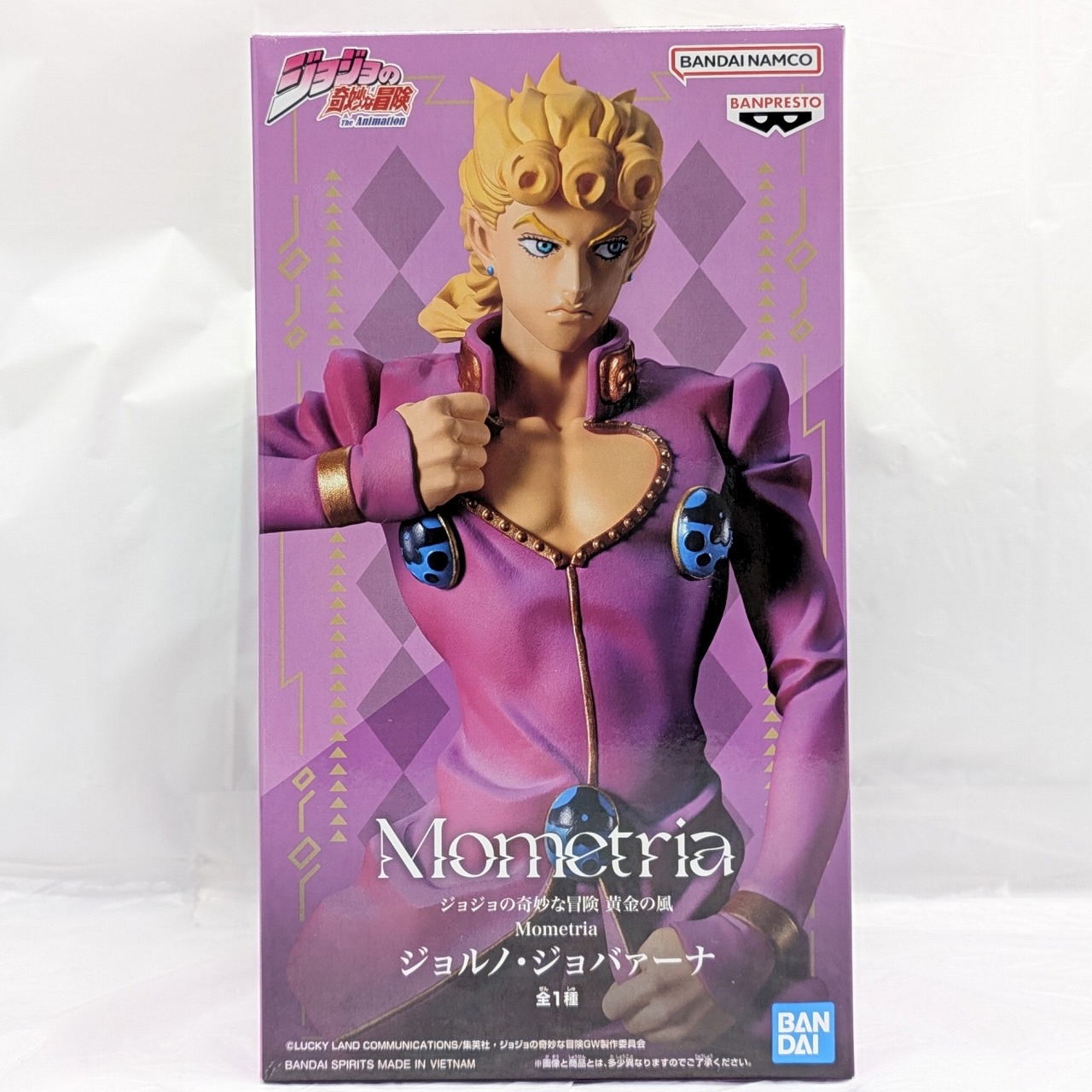 バンダイスピリッツ ジョジョの奇妙な冒険 黄金の風 Mometria ジョルノ・ジョバァーナ