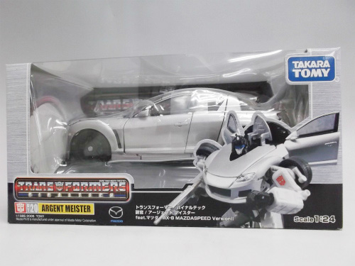 トランスフォーマーバイナルテック BT-20 アージェント マイスター feat.マツダ RX8 MAZDASPEED version II