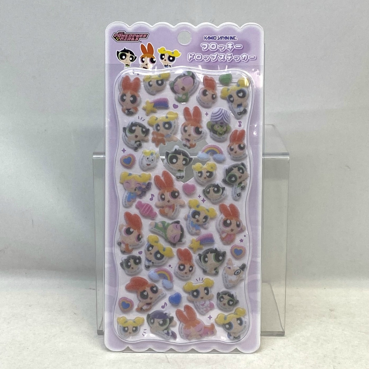 カミオジャパン フロッキードロップステッカー パワーパフガールズ