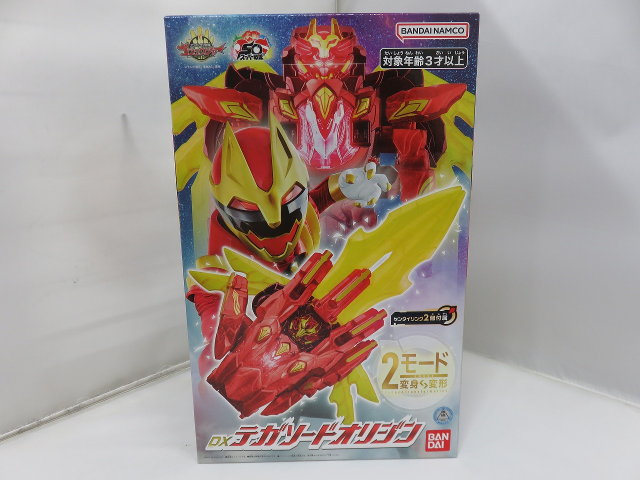 バンダイ ナンバーワン戦隊ゴジュウジャー DXテガソードオリジン 修正パーツ付