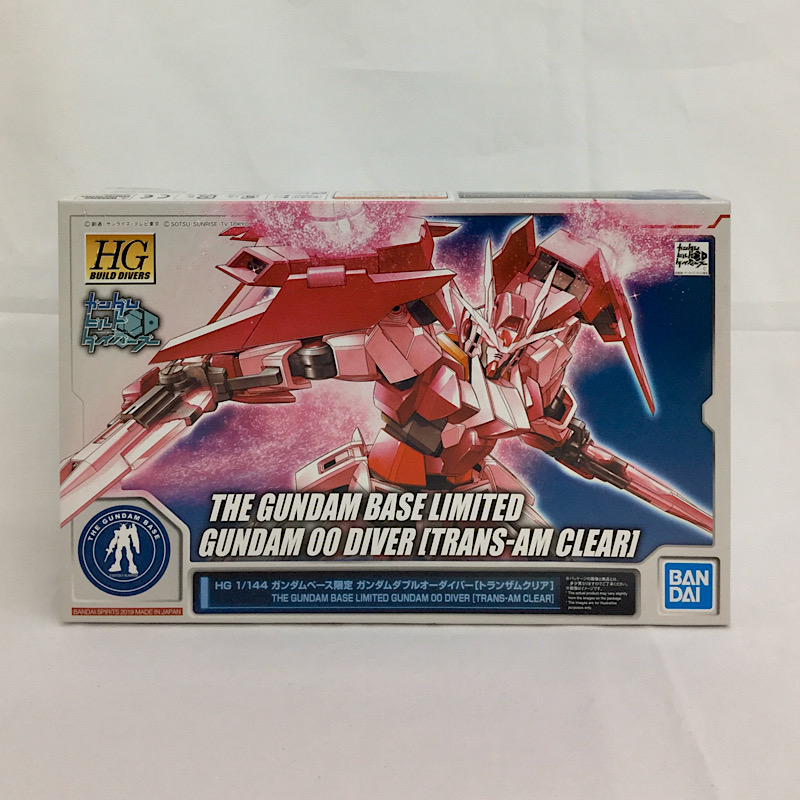 HGBD:R 1/144 The Gundam Base Limited Gundam OO Diver [Trans-am Clear]