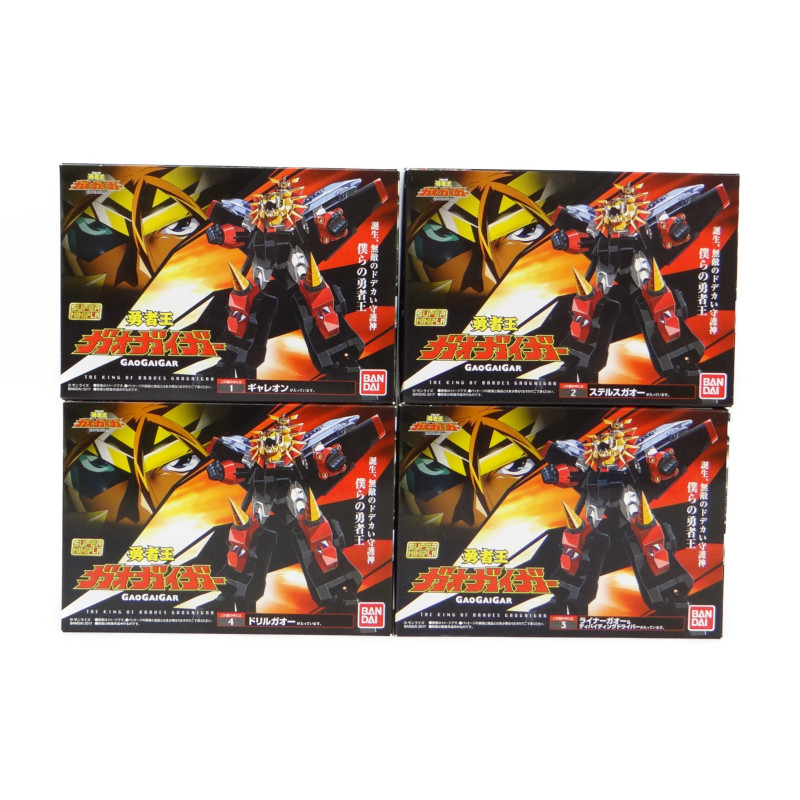 Bandai Plastic Model Super Mini-Pla Brave King GaoGaiGar Complete Box Set of 4