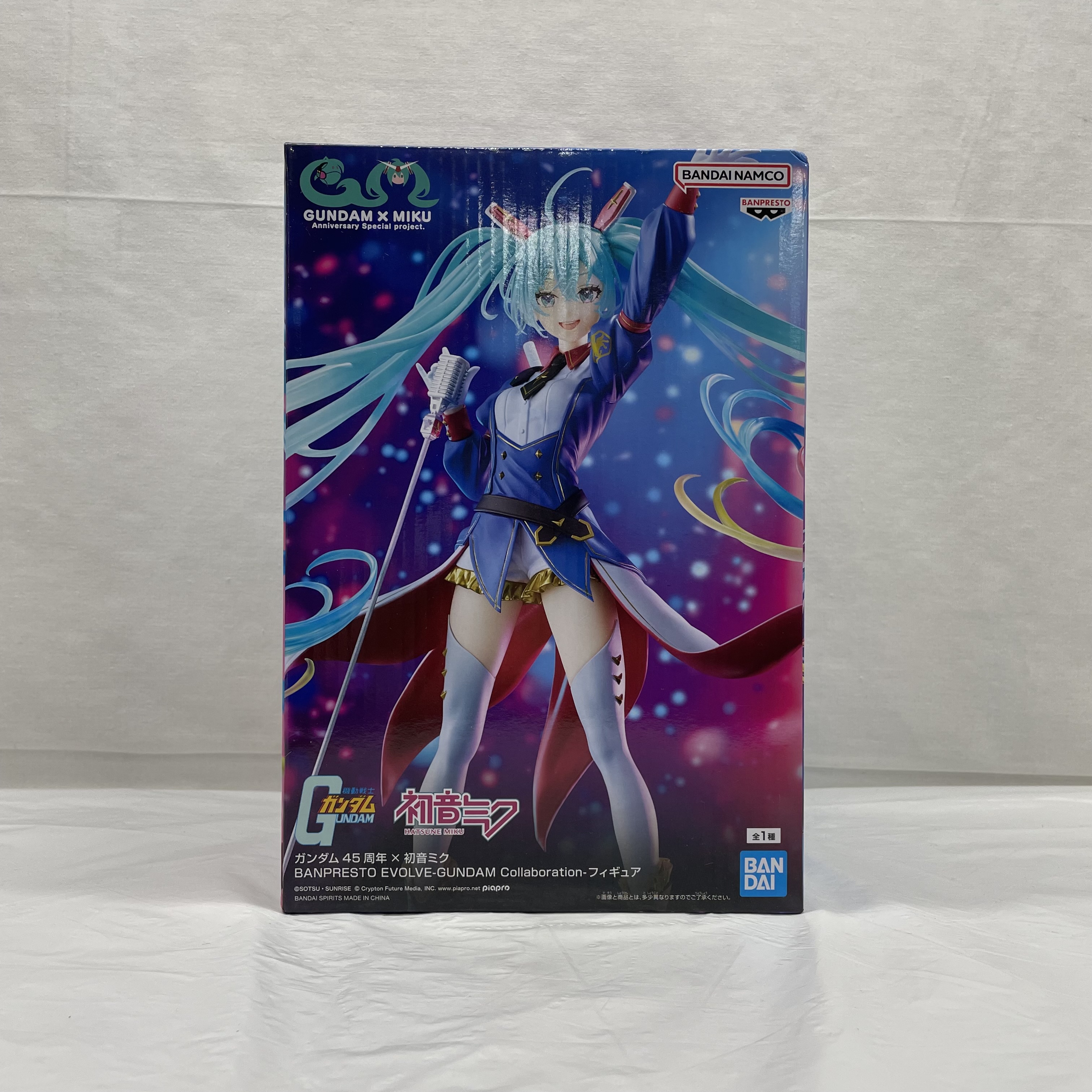 バンダイスピリッツ ガンダム45周年×初音ミク BANPRESTO EVOLVE-GUNDAM Collaboration-フィギュア
