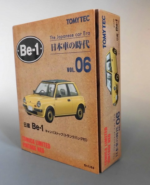トミーテック トミカリミテッドヴィンテージ 日本車の時代 vol.06 日産 Be-1 キャンバストップ(トランクバッグ付)