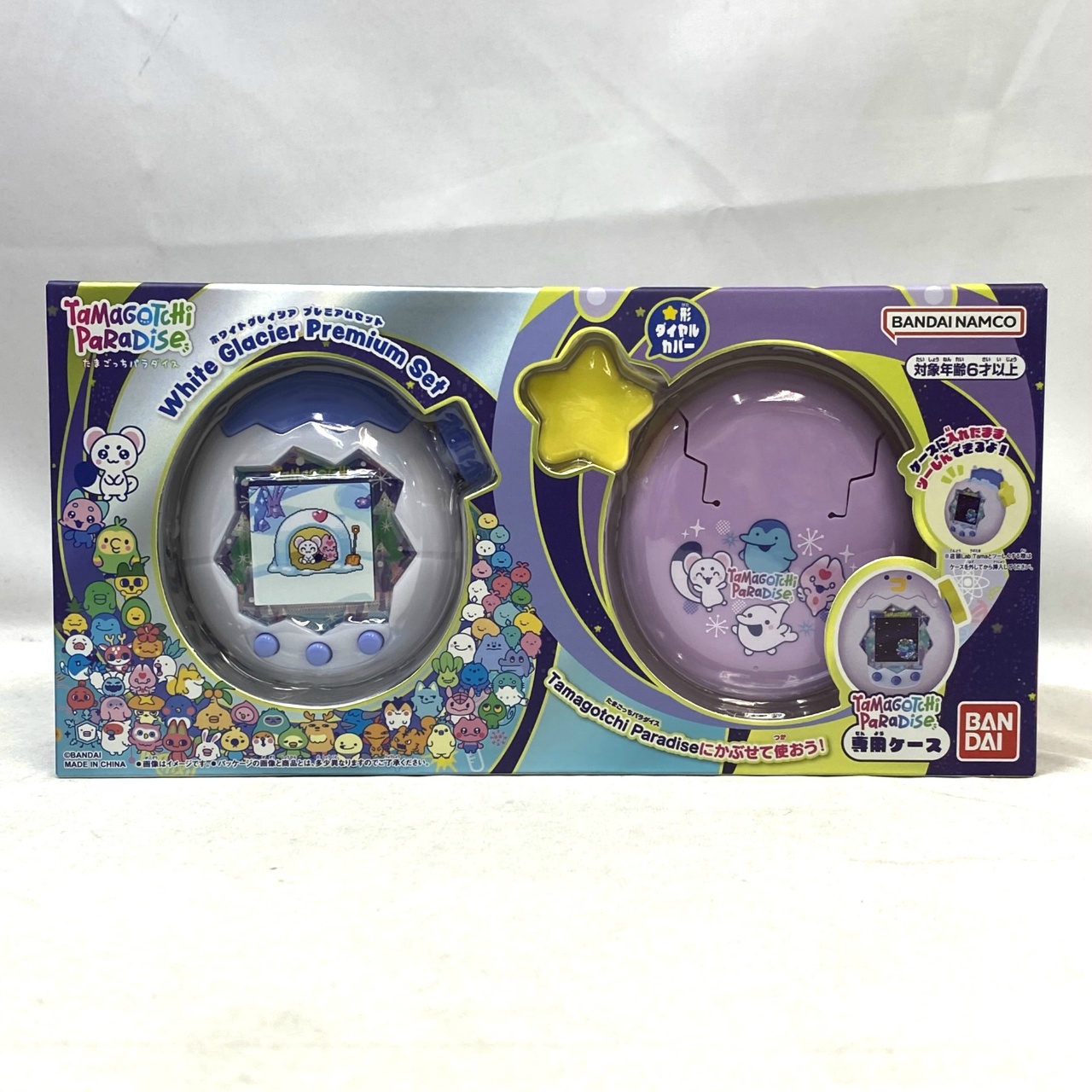 バンダイ Tamagotchi Paradise White Glacier Premium Set