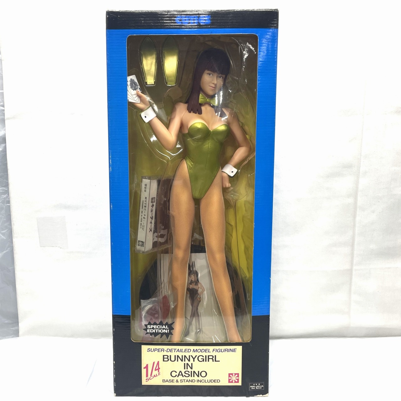 キューティーズ 1/4 バニーガール イン カジノ スペシャルエディション (ゴールド) スーパーディティール モデル フィギュア