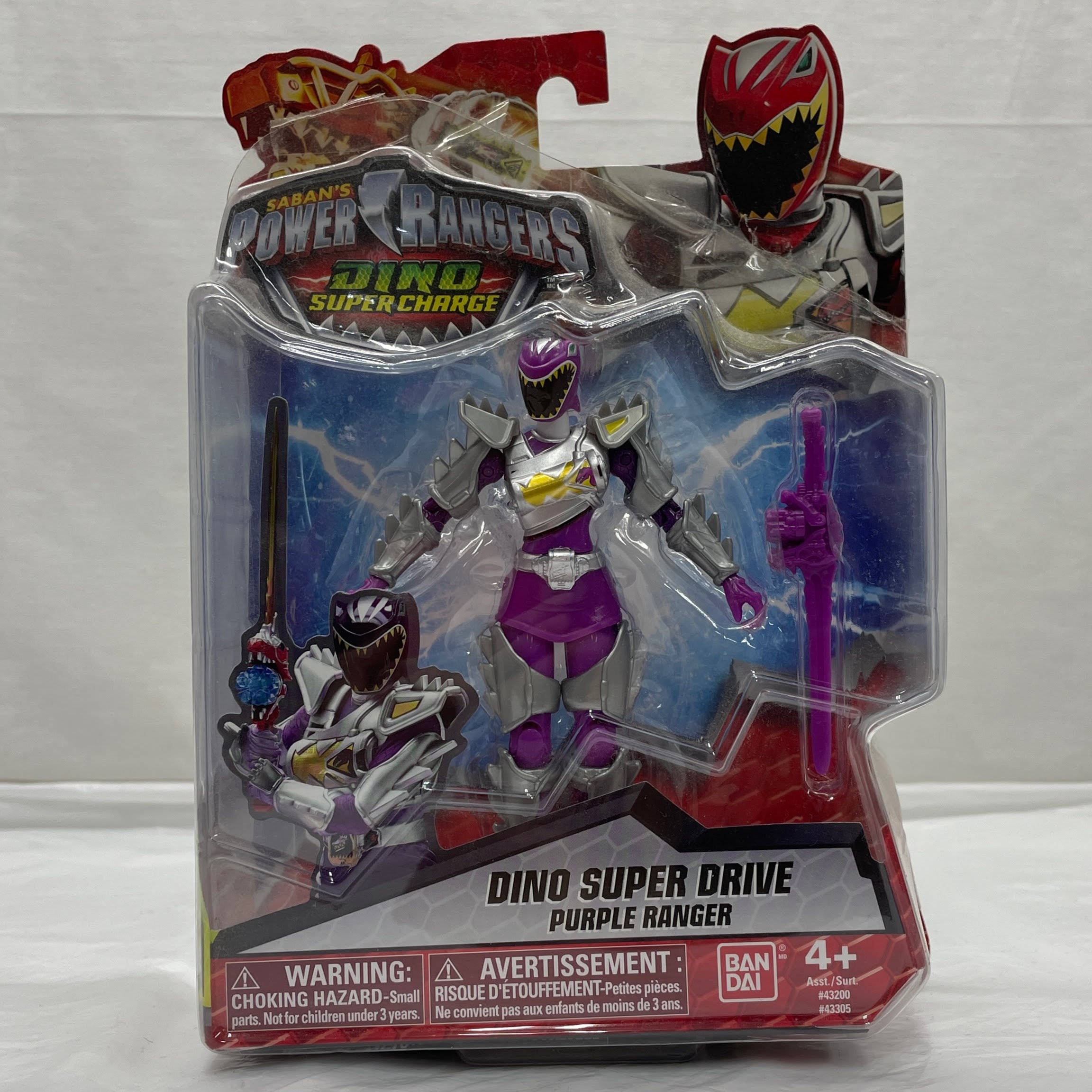 バンダイUSA パワーレンジャー・ダイノスーパーチャージ ダイノスーパードライブ パープルレンジャー