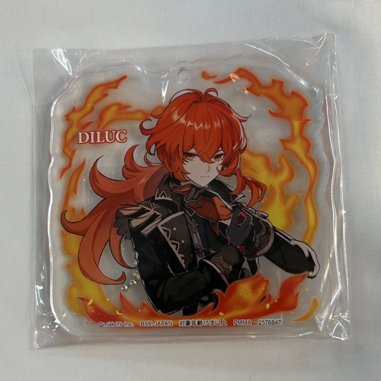 セガ・ナムコ限定 原神 アクリルプレートキーホルダー ディルック