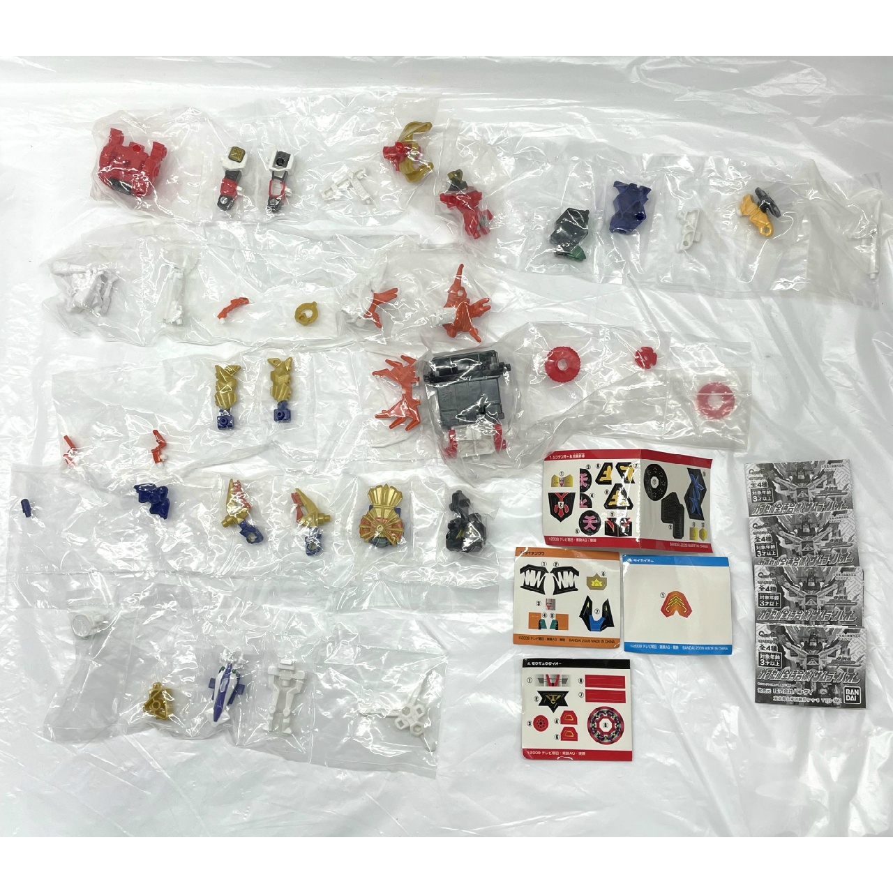 バンダイ 侍戦隊シンケンジャー カプセル全侍合体!サムライハオー 4種セット