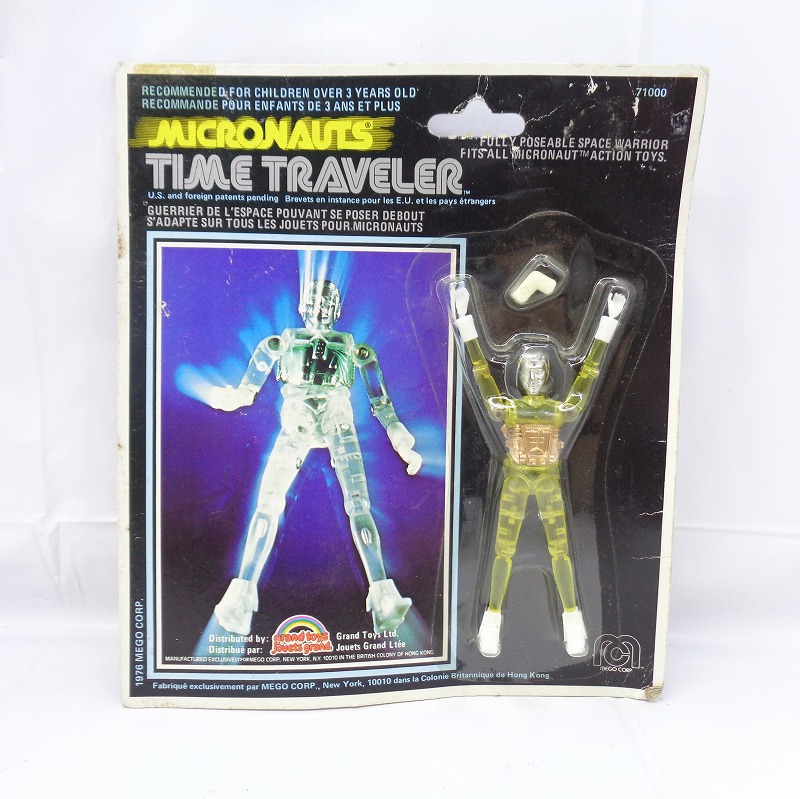 MEGO CORP マイクロノーツ版ミクロマン TIME TRAVELER(タイムトラベラー)クリアイエロー