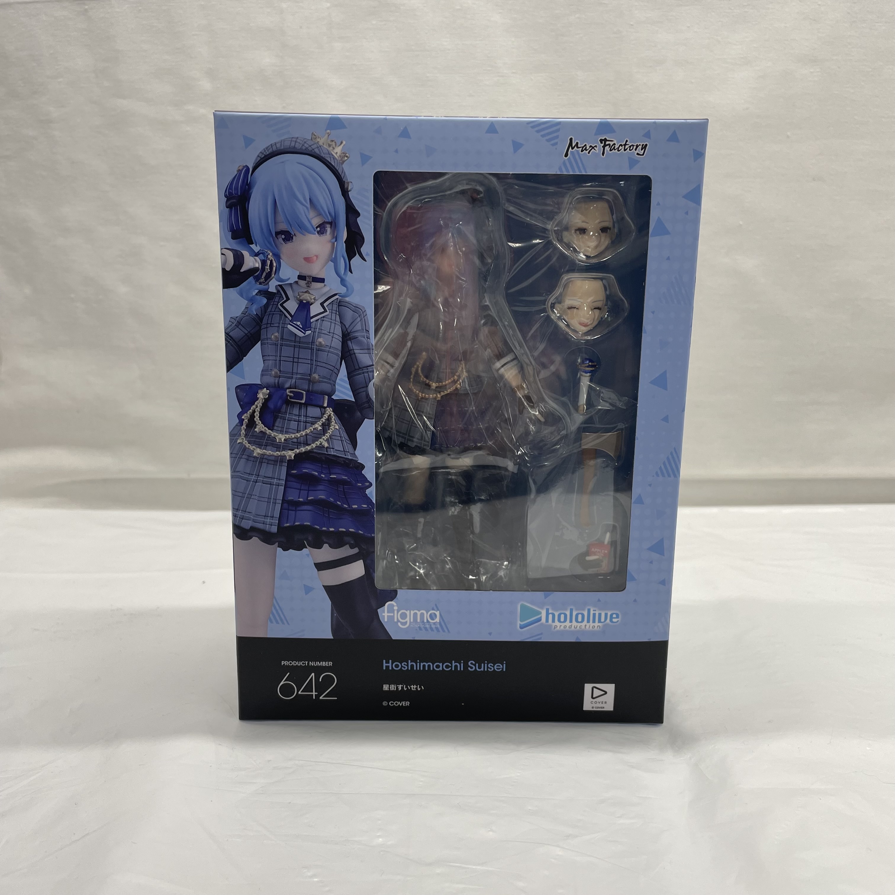 figma 642 星街すいせい (ホロライブ) 特典フェイスパーツ付