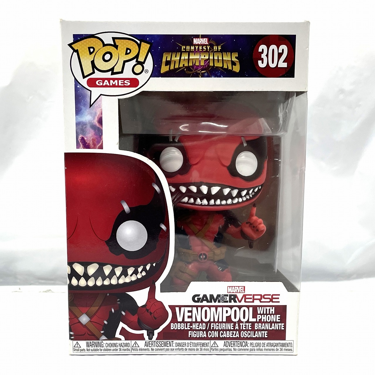 FUNKO(ファンコ)POP! GAMES 302 CONTEST OF CHAMPIONS ヴェノムプール w/フォーン