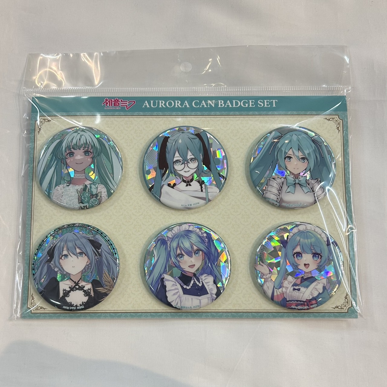 ムービック 初音ミクシリーズ オーロラ缶バッジセット