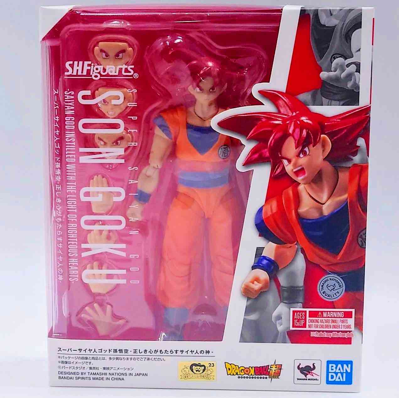 S.H.Figuarts スーパーサイヤ人ゴッド孫悟空 -正しき心がもたらすサイヤ人の神-