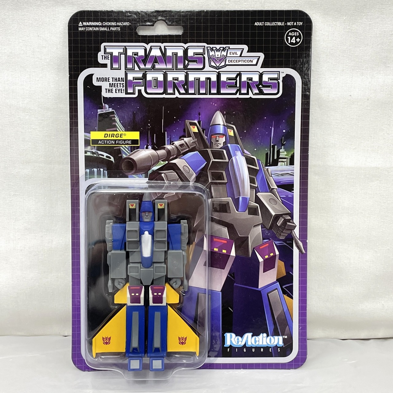 super 7 ReAction Transformers Wave 3 Dirge