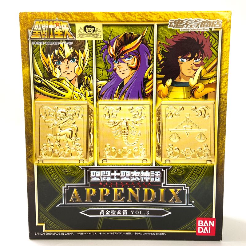 Saint Seiya Myth Cloth Appendix Gold Cloth Box Vol.3