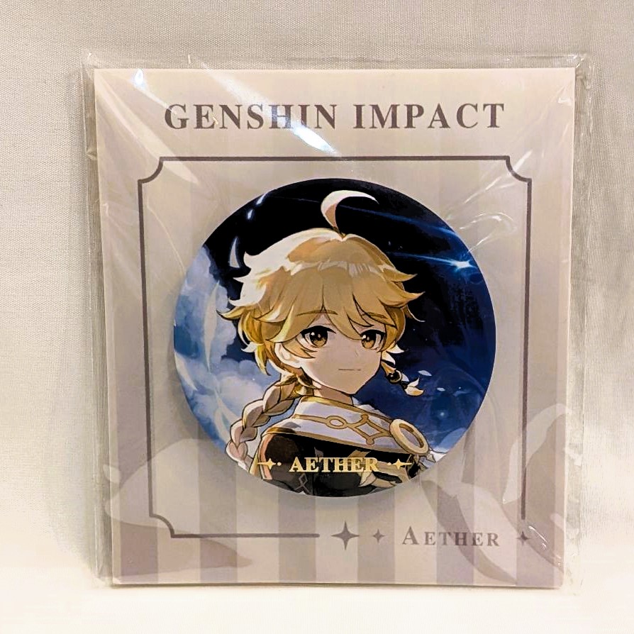 Genshin Impact Theme Series Character Metal Badge - Traveler Male