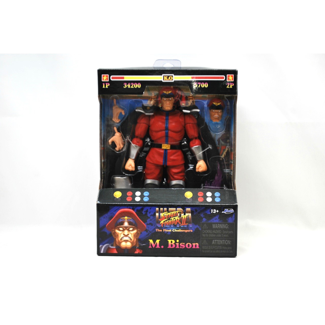 エヴォリュート Jada Toys ストリートファイターⅡ ベガ(M.Bison) アクションフィギュア 1/12スケール 34219