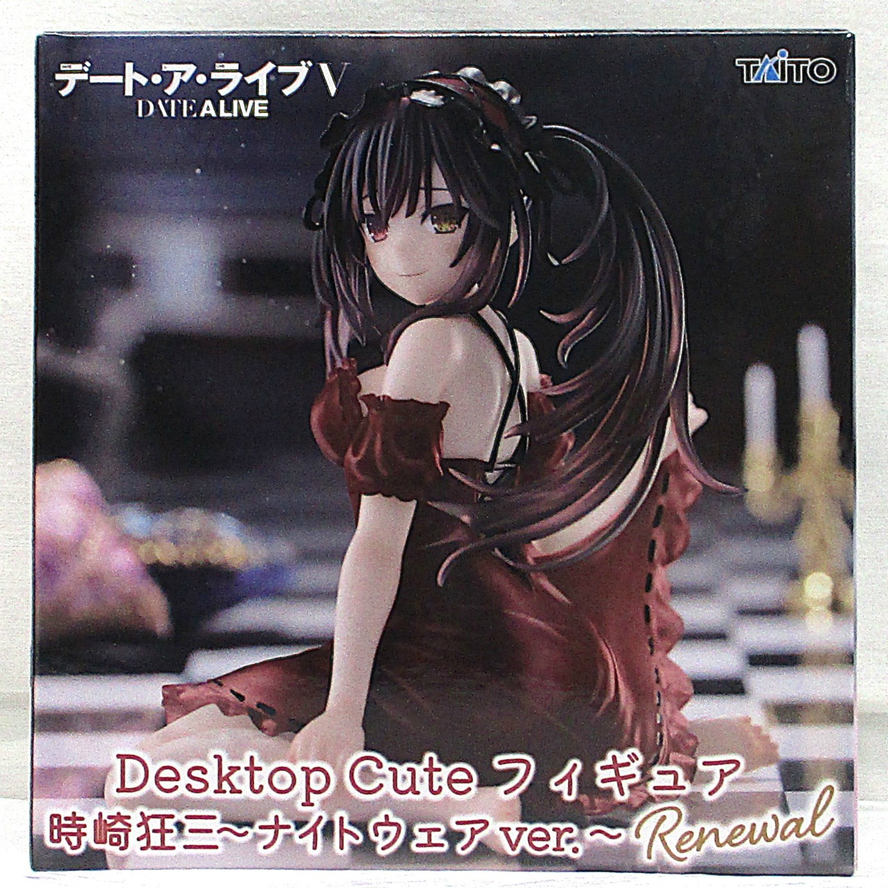Taito Date a Live Desktop Cute Figure Kurumi Tokisaki Night Wear Ver. Renewal