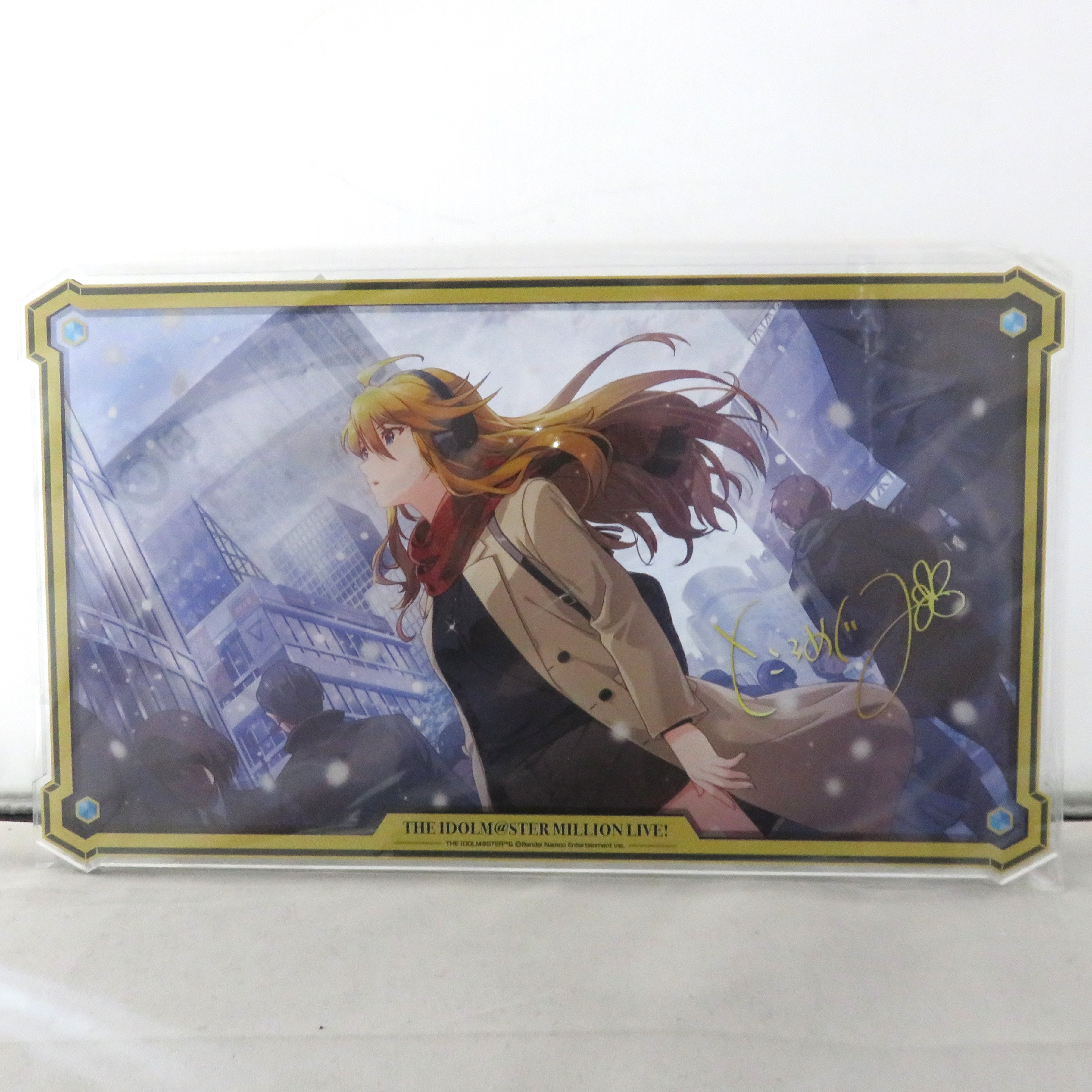 Bandai Namco Amusement – The Idolmaster Million Live! Official Shop Lottery A Prize: Acrylic Stand – Megumi Tokoro (Frozen Word / Pre-Awakening)