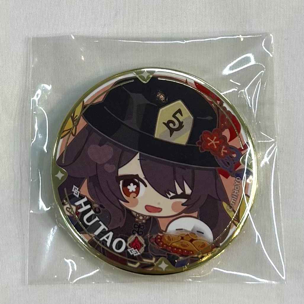 Genshin Impact x Sweets Paradise -Rock and Flower Festival- Chibi Character Trading badge Hu tao