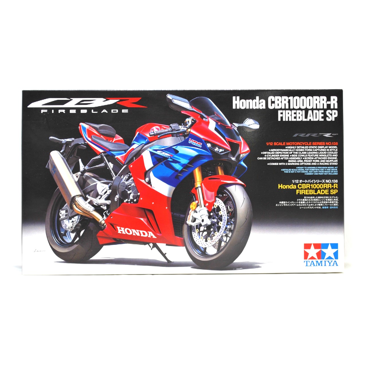 タミヤ 1/12 オートバイシリーズ 138 ホンダ CBR1000RR-R FIREBLADE ディスプレイキット