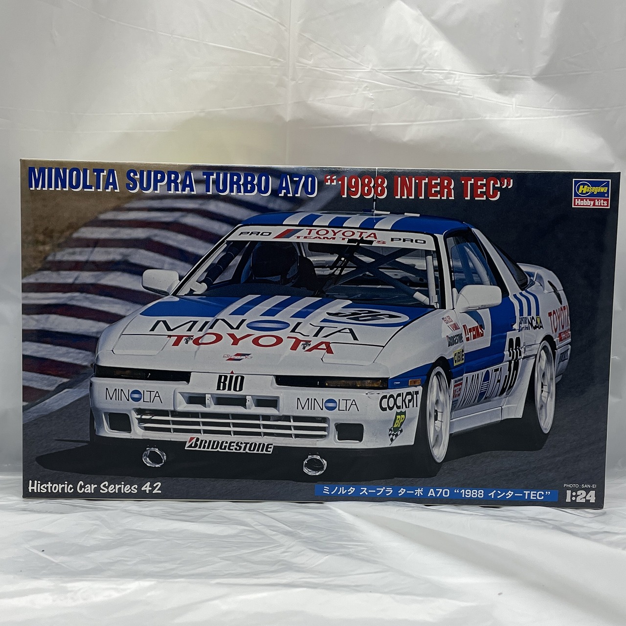 ハセガワ 1/24 ミノルタ スープラ ターボA70 ”1988 インターTEC” [HC42]