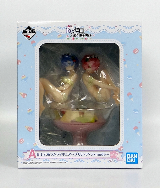 Ichiban Kuji Re:Zero - Starting Life in Another World Sweet Spring [Prize A] Rem / Ram Pudding a la Mode