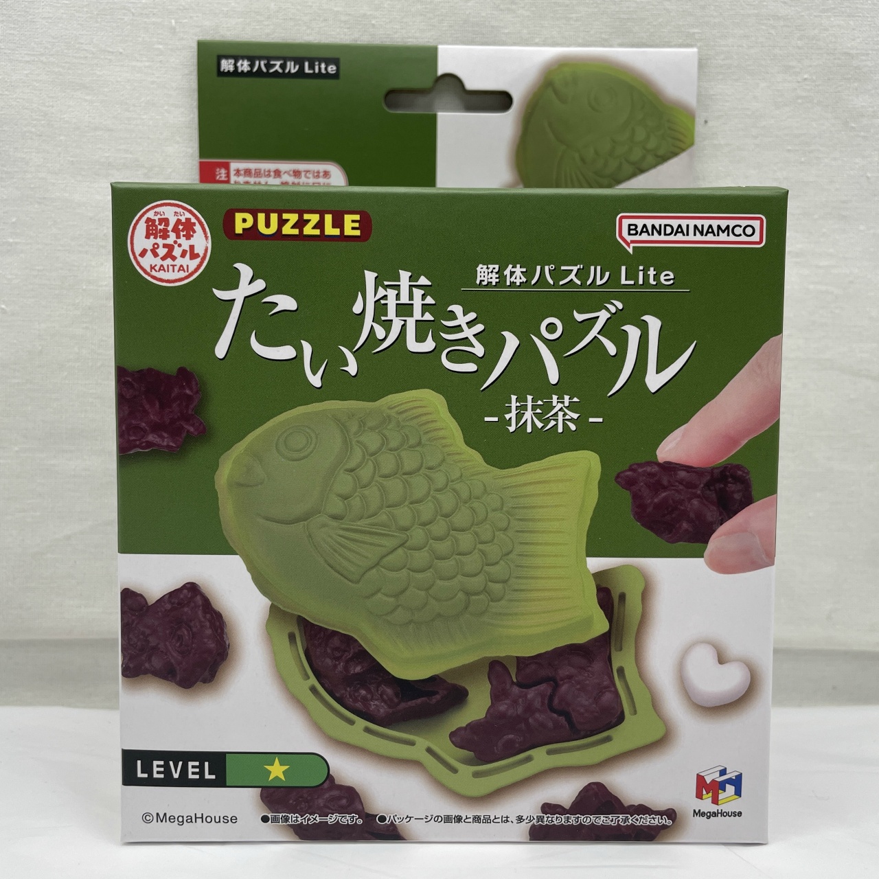 解体パズルLite たい焼きパズル -抹茶-