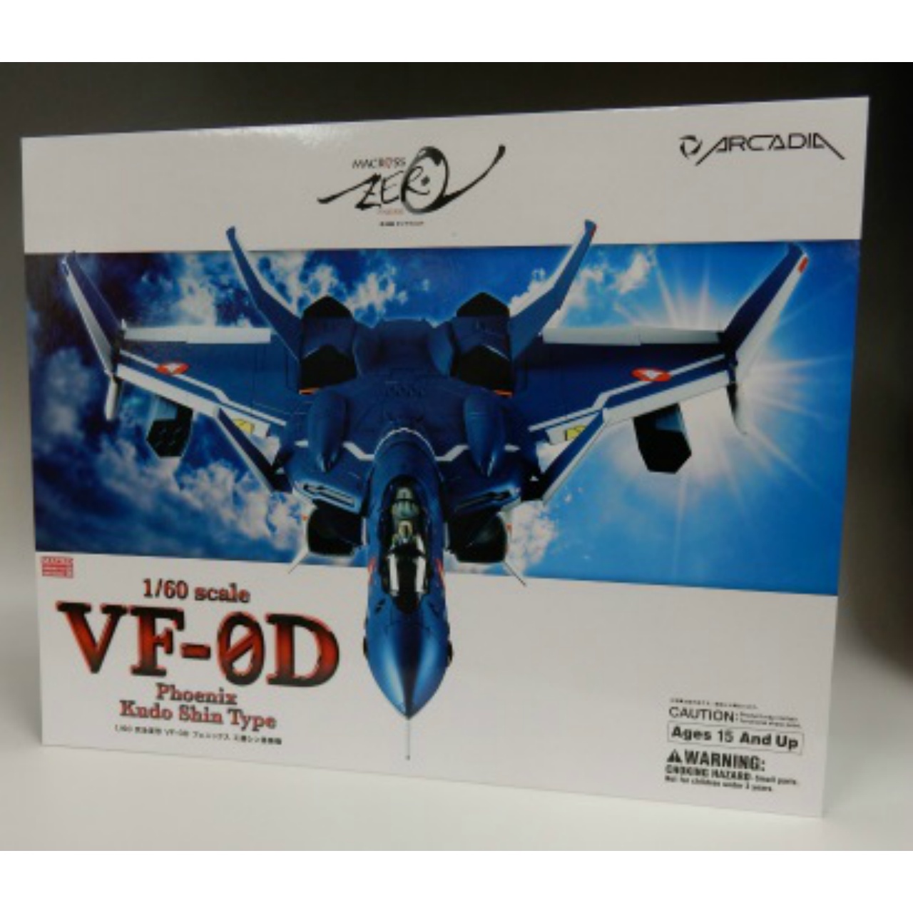 ARCADIA Macross zero 1/60 Fully Transformable VF-0D Phoenix Shin Kudo Custom