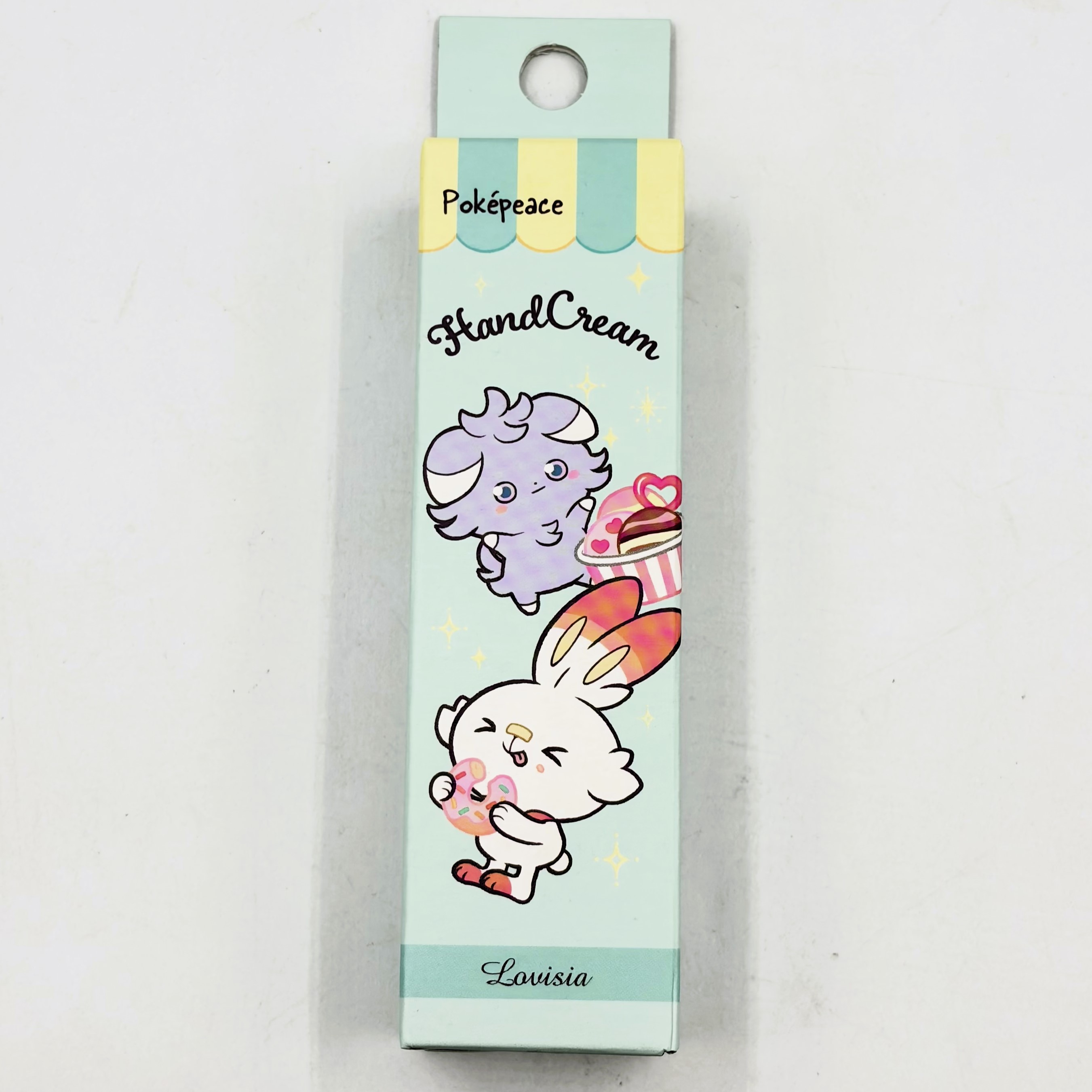 ビークルーズ Lovisiaポケピースハンドクリーム ヒバニー&ニャスパー　ピーチソルベ