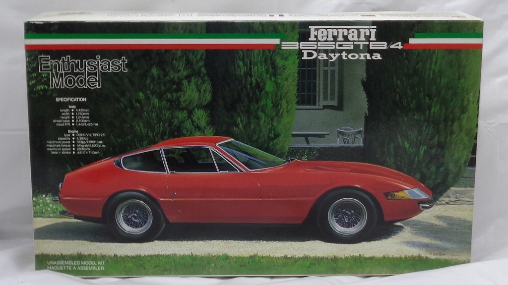 フジミ 1/24 エンスージアストモデル No.23 フェラーリ 365GTB/4 ディトナ ディスプレイキット