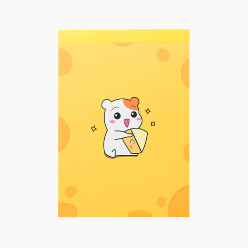 Oruchuban Ebichu A5 Size Memo Pad - Eating Cheese