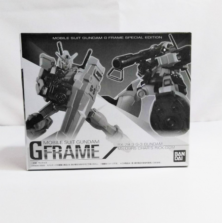 機動戦士ガンダム GFRAME G-3ガンダム&シャア専用リック･ドム